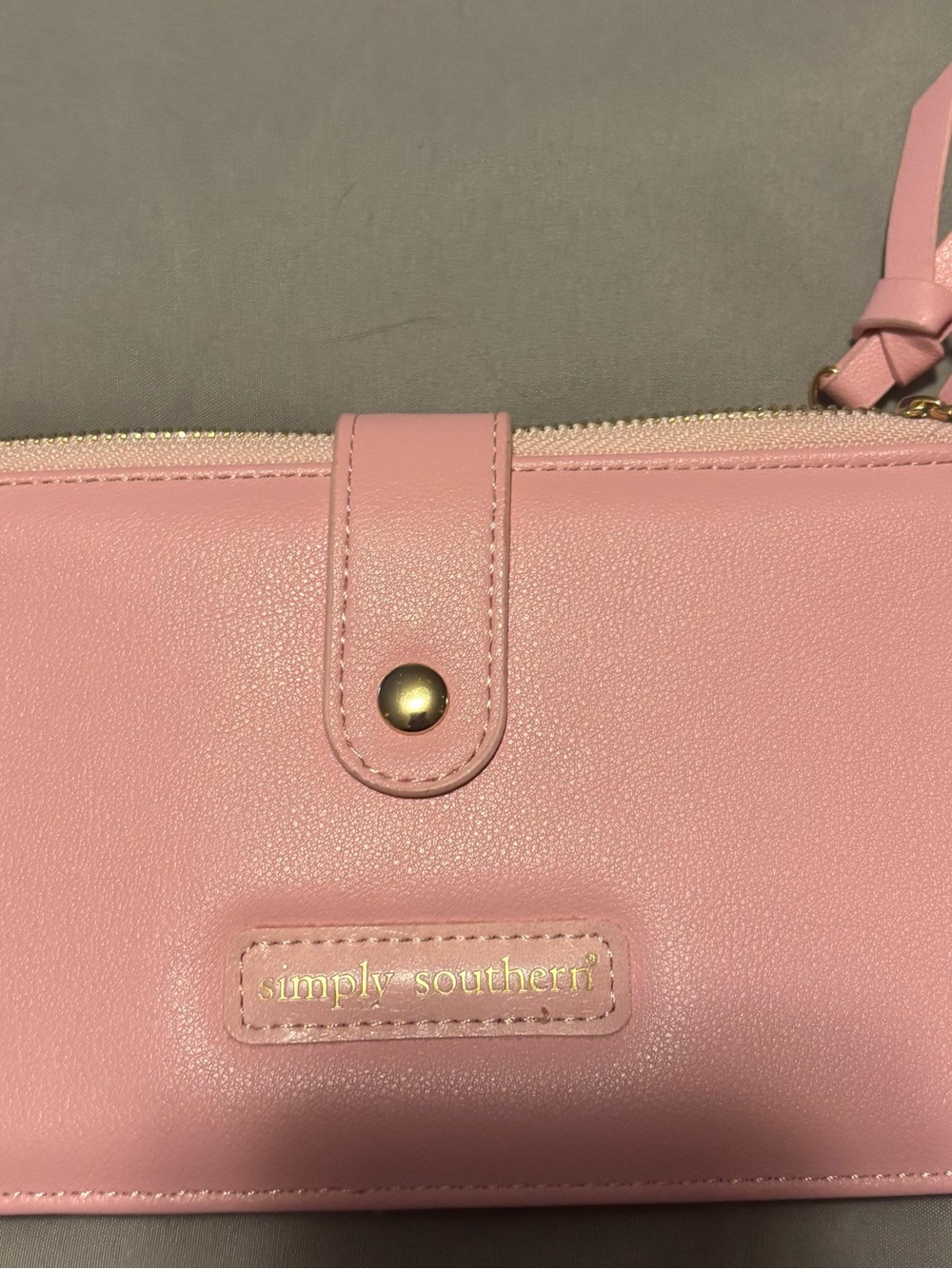 Simply Southern Light Pink Wristlet Wallet